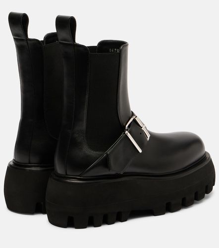 Bottines Sofa Buckle en cuir - McQueen - Modalova