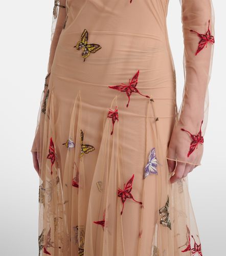 Blumarine Robe longue à appliqués - Blumarine - Modalova