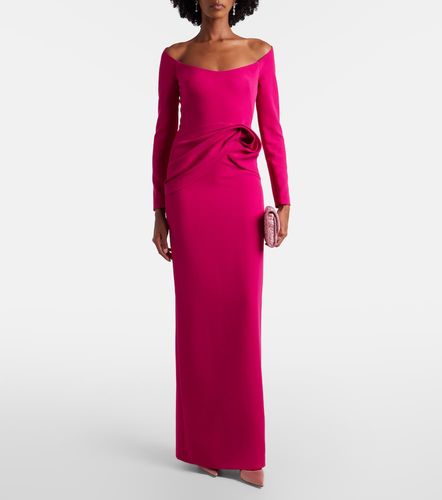 Robe Emmina en crêpe drapée - Safiyaa - Modalova