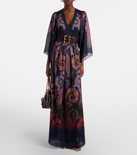 Robe longue à imprimé cachemire - Etro - Modalova