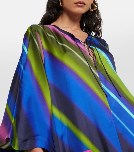 Cafetan Citylight Stripes en soie - Dorothee Schumacher - Modalova