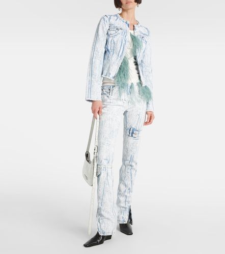 Veste en denim à imprimé - Acne Studios - Modalova