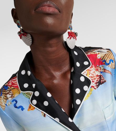 Chemise Capri en satin de soie imprimée - Dolce&Gabbana - Modalova