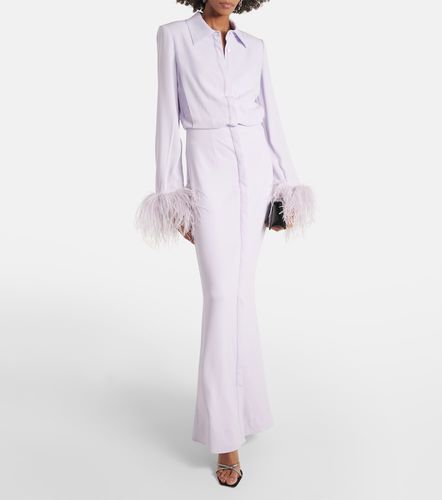 Robe en crêpe de satin à ornements - Roland Mouret - Modalova