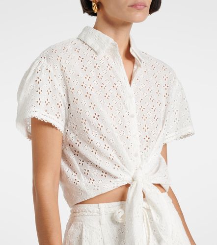 Chemise courte Cycas à broderies - Poupette St Barth - Modalova