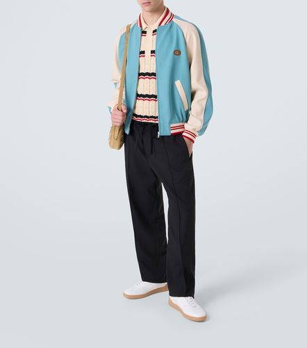 Pantalon droit en laine vierge - Valentino - Modalova
