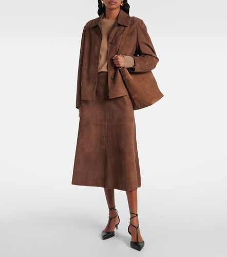 S Max Mara Jupe midi en daim - 'S Max Mara - Modalova