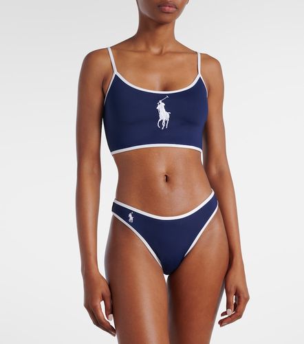 Culotte de bikini High Leg Scoop à logo - Polo Ralph Lauren - Modalova