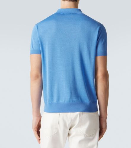 Tom Ford Polo en soie et lin - Tom Ford - Modalova