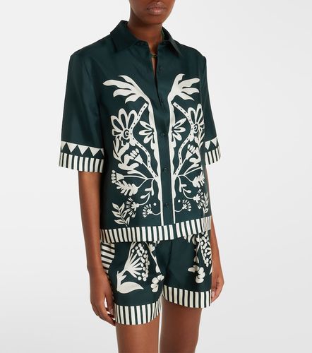 Chemise Émeraude imprimée en soie - Eres - Modalova