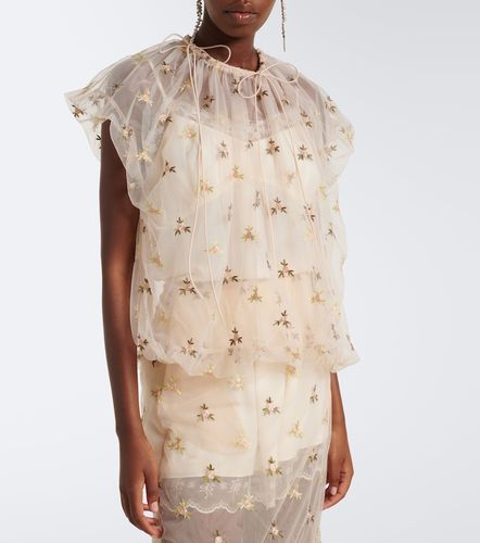 Top en tulle à broderies - Simone Rocha - Modalova