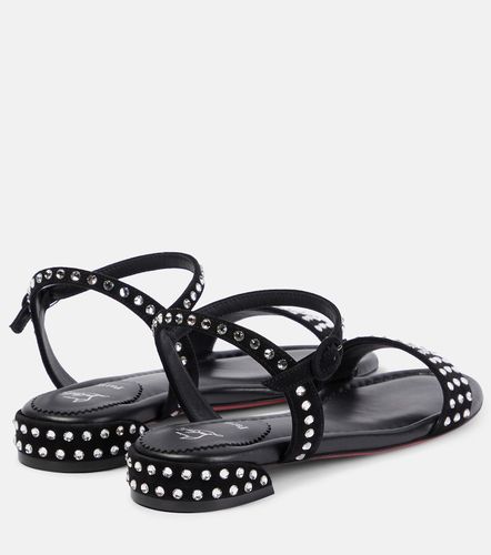 Sandales Sweet Jane Strass Boum en daim - Christian Louboutin - Modalova