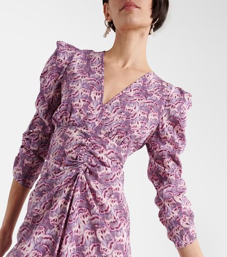 Robe midi Albini en soie mélangée imprimée - Isabel Marant - Modalova