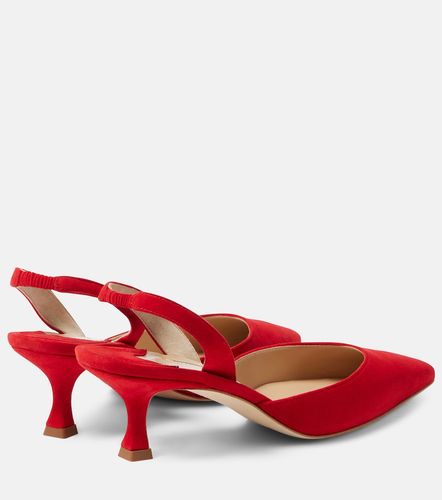 Escarpins Carolyne Gala Val en daim - Manolo Blahnik - Modalova