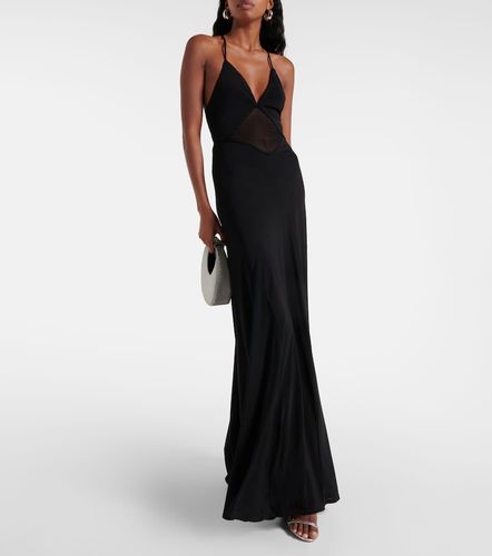Staud Robe longue Fleur en jersey - Staud - Modalova