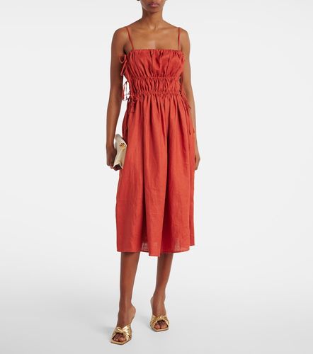 Asceno Robe midi Eze en lin - Asceno - Modalova