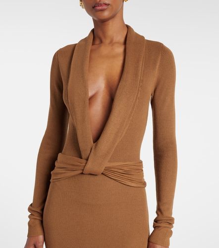 Robe longue Aure en soie mélangée - Aya Muse - Modalova