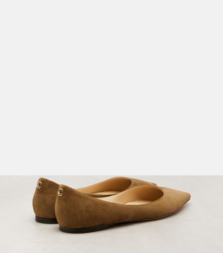 Jimmy Choo Ballerines Love en daim - Jimmy Choo - Modalova