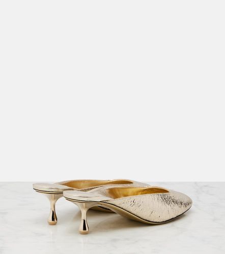 Mules Pixie 50 métallisées - Jimmy Choo - Modalova