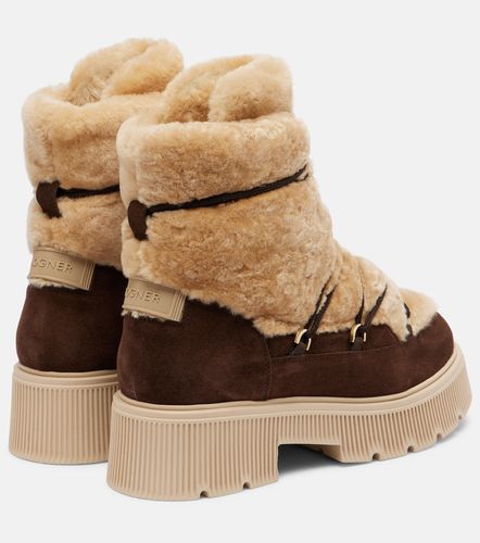Bottines Turin en shearling et daim - Bogner - Modalova