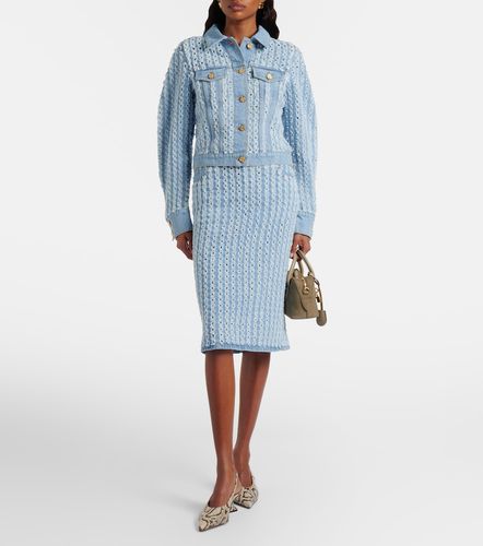 Nina Ricci Veste en jean rayée - Nina Ricci - Modalova