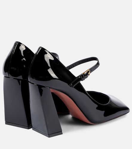 Escarpins Mary Jane Charlotte 95 en cuir verni - Amina Muaddi - Modalova