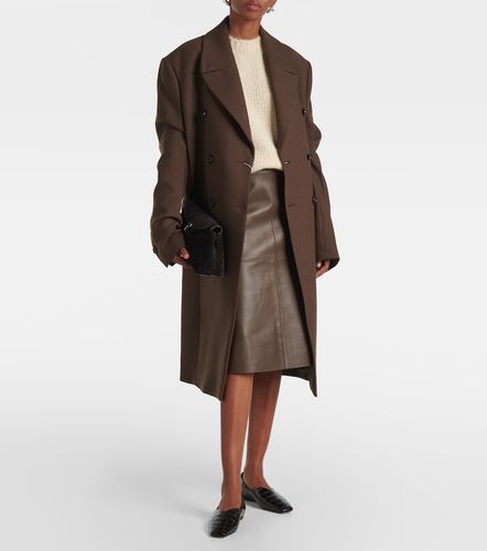 Toteme Jupe midi en cuir - Toteme - Modalova