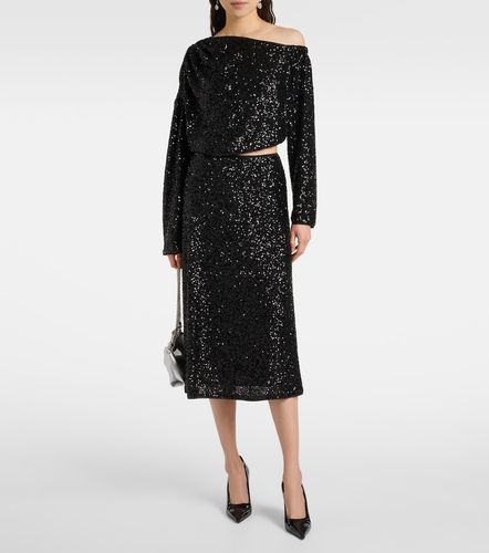 Jupe midi Araminta taille haute à paillettes - Diane von Furstenberg - Modalova