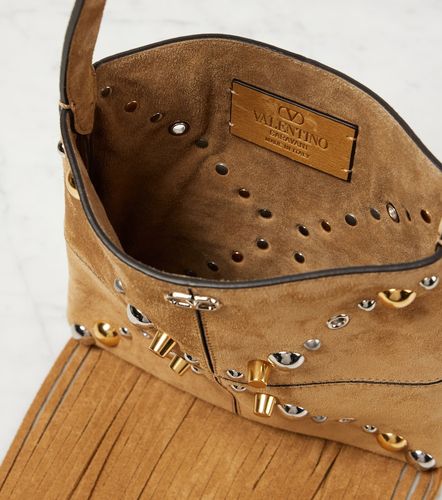 Sac Nellcôte Small en daim - Valentino Garavani - Modalova