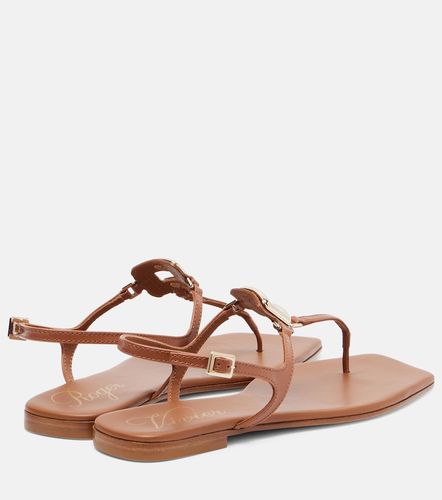 Tongs Viv' by the Sea en cuir - Roger Vivier - Modalova