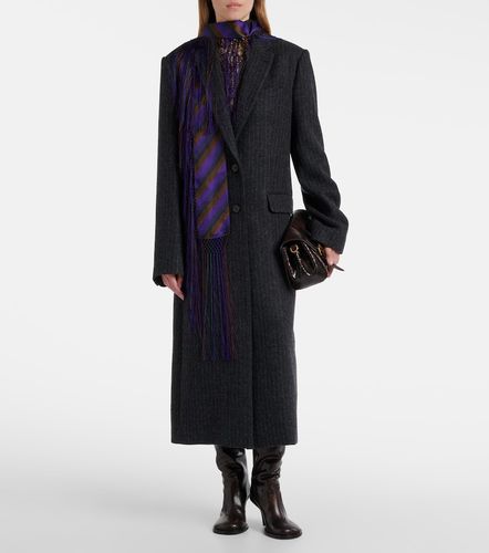 Manteau Chalk rayé en laine - Dries Van Noten - Modalova