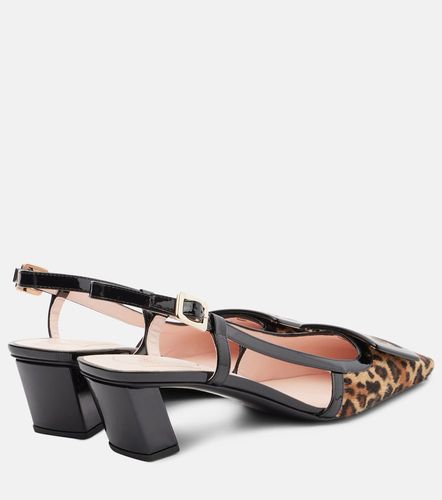 Escarpins Belle Vivier 45 en cuir façon poulain - Roger Vivier - Modalova