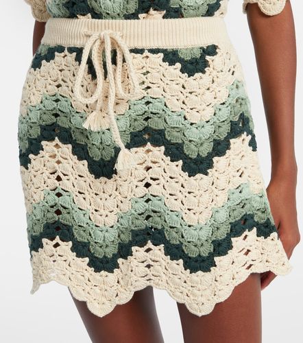 Mini-jupe Tidal Hali en crochet de coton - The Upside - Modalova