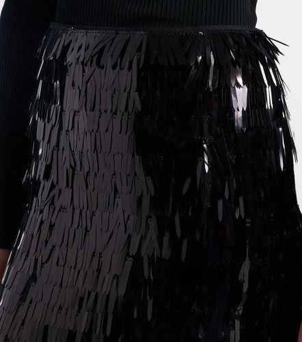 Jupe midi à taille haute et sequins - Self-Portrait - Modalova