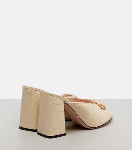 Mules VLogo en cuir - Valentino Garavani - Modalova