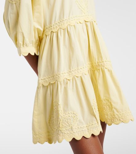 Robe en coton à broderie - Juliet Dunn - Modalova