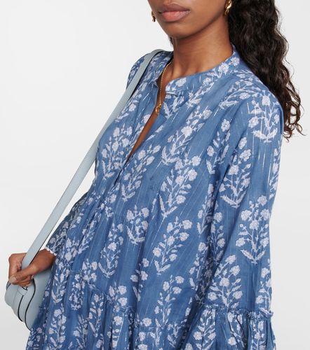 Robe en coton mélangé à fleurs - Juliet Dunn - Modalova
