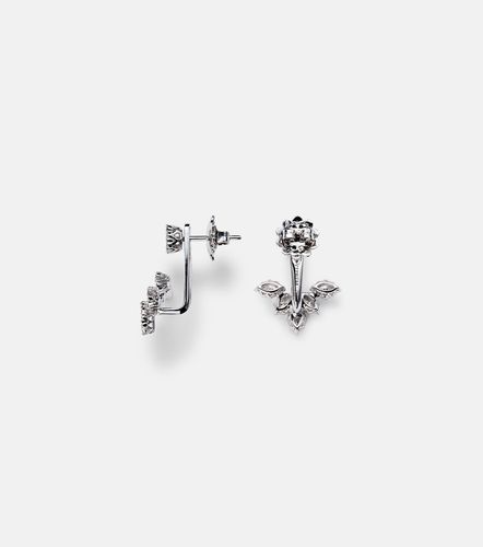 Boucles d’oreilles Moonflower en or blanc 18 ct et diamants - Yeprem - Modalova