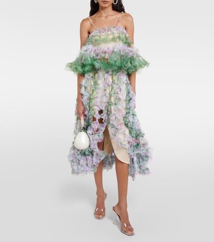 Jupe midi asymétrique en tulle - Susan Fang - Modalova