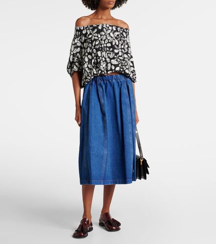 Marni Jupe midi en denim - Marni - Modalova