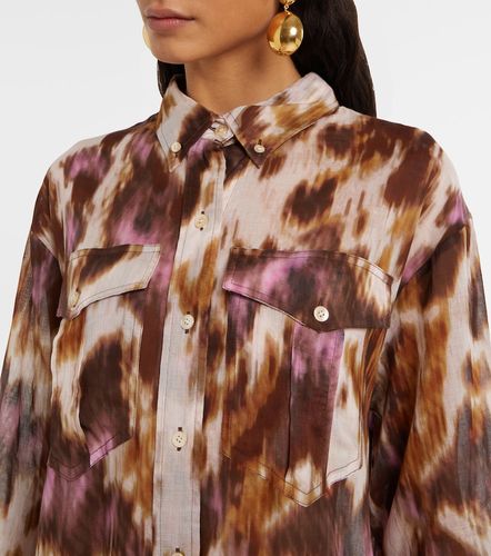 Robe chemise Elaine imprimée en coton - Marant Etoile - Modalova