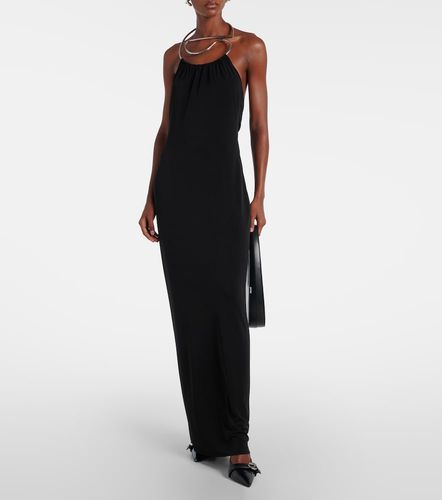 Robe longue Logo Necklace à ornements - Coperni - Modalova