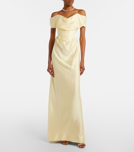 Robe longue Nova Cocotte en satin - Vivienne Westwood - Modalova