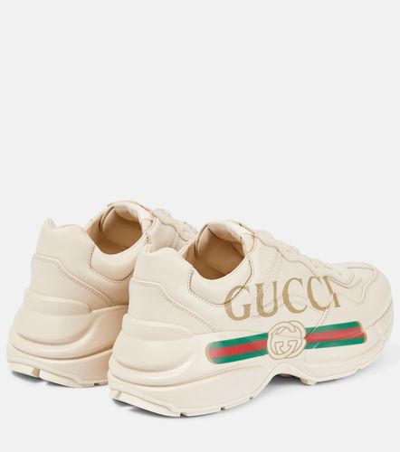 Gucci Baskets Rhyton en cuir - Gucci - Modalova