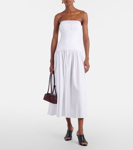 Robe midi bustier Lauryn en coton mélangé - Tove - Modalova