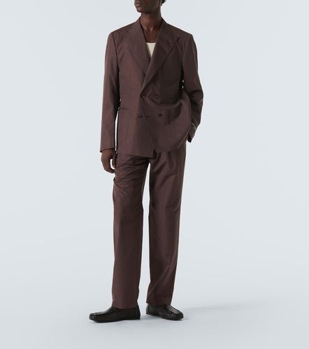 Blazer en coton et soie - Dolce&Gabbana - Modalova