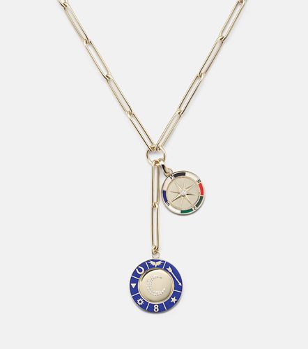 Collier Crescent & Internal Compass en or 18 ct et diamants - FoundRae - Modalova