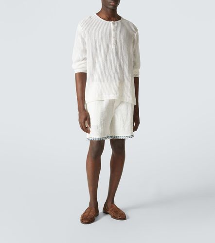 Commas Chemise Henley à rayures - Commas - Modalova