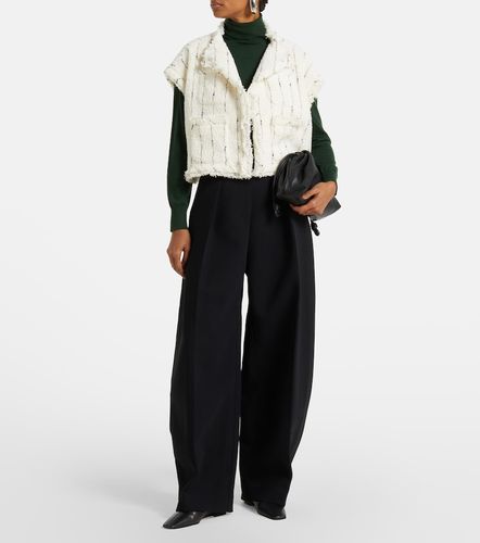 Sacai Veste sans manches en tweed - Sacai - Modalova