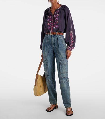 Blouse Lynne brodée en coton - Marant Etoile - Modalova